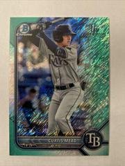 Curtis Mead [Aqua Refractor] #BCP-10 Baseball Cards 2022 Bowman Chrome Prospects Prices