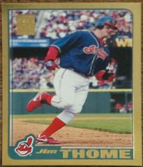 Jim Thome #15 Baseball Cards 2001 Topps Gold Prices