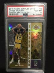 James Worthy [Gold] #15 Basketball Cards 2019 Panini Donruss Optic Winner Stays Prices