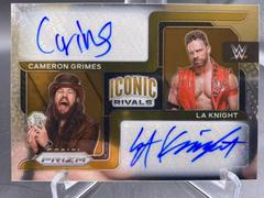 Cameron Grimes, LA Knight #IR-CL Wrestling Cards 2022 Panini Prizm WWE Iconic Rivals Dual Autographs Prices