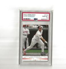 Juan Gonzalez #110 Baseball Cards 2002 Upper Deck Prices