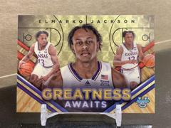 Elmarko Jackson [Superfractor] #GA-7 Basketball Cards 2023 Bowman Best University Greatness Awaits Prices