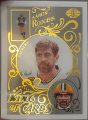 Aaron Rodgers [Gold] #KC-4 Football Cards 2021 Panini Illusions King of Cards Prices