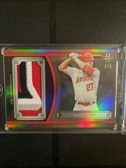 Mike Trout #PLP-MT Baseball Cards 2022 Bowman Platinum Patches Prices