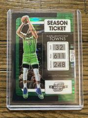 Karl Anthony Towns [Green Pulsar] #74 Basketball Cards 2021 Panini Contenders Optic Prices