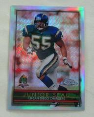 Junior Seau [Refractor] #4 Football Cards 1996 Topps Chrome Prices