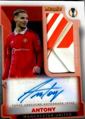 Antony #MBS-AN Soccer Cards 2022 Topps Merlin Chrome UEFA Club Competitions Match Ball Signatures Prices