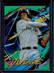 Aaron Judge [Green] #33 Baseball Cards 2020 Topps Fire Prices