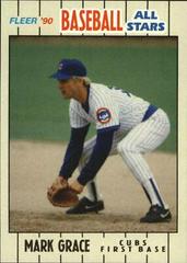 Mark Grace #12 Baseball Cards 1990 Fleer Baseball All-Stars Prices