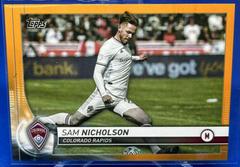 Sam Nicholson [Orange] #11 Soccer Cards 2020 Topps MLS Prices