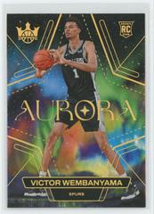 Victor Wembanyama #8 Basketball Cards 2023 Panini Court Kings Aurora Prices