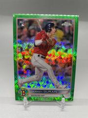 Jarren Duran [Blue] Baseball Cards 2022 Topps Chrome Logofractor Prices