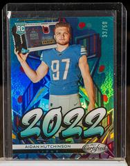 Aidan Hutchinson [Teal] #2022-19 Football Cards 2022 Panini Certified 2022 Prices