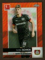 Patrik Schick [Orange Refractor] Soccer Cards 2020 Topps Chrome Bundesliga Prices