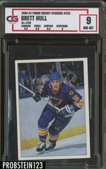 Brett Hull #333 Hockey Cards 1990 Panini Stickers Prices