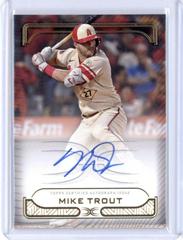 Mike Trout #DIA-MT Baseball Cards 2023 Topps Definitive Defining Images Autograph Collection Prices