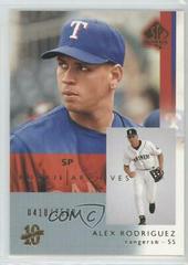Alex Rodriguez #96 Baseball Cards 2003 SP Authentic Prices