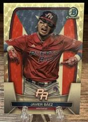 Javier Baez [SuperFractor] #13 Baseball Cards 2023 Bowman Chrome Prices