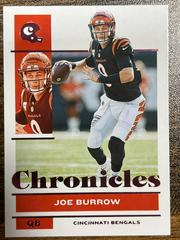 Joe Burrow [Pink] Football Cards 2021 Panini Chronicles Prices