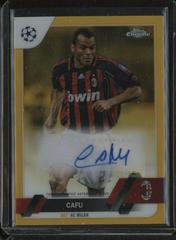 Cafu [Gold] Soccer Cards 2022 Topps Chrome UEFA Club Competitions Autographs Prices