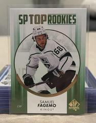 Samuel Fagemo [Green] #TR-11 Hockey Cards 2022 SP Authentic Top Rookies Prices