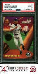 Alex Rodriguez [Artist's Proof] #115 Baseball Cards 1995 Sportflix UC3 Prices