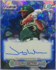 Jacob Wilson #SSA-JW Baseball Cards 2023 Bowman Draft Chrome Sapphire Selections Autograph Prices