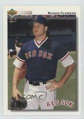 Roger Clemens [Gold Hologram] #545 Baseball Cards 1992 Upper Deck Prices