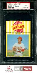 Vada Pinson [Ready to Throw] Baseball Cards 1967 Kahn's Wieners Prices