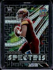 Sam Howell [Meta] #RSP-SHO Football Cards 2022 Panini Spectra Rookie Spectris Prices