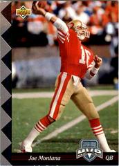 Joe Montana Football Cards 1993 Upper Deck NFL Experience Prices