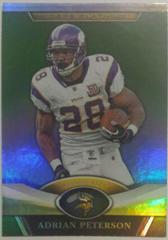 Adrian Peterson [Green Refractor] #10 Football Cards 2011 Topps Platinum Prices
