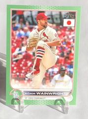 Adam Wainwright [Jade Green] #178 Baseball Cards 2022 Topps Japan Edition Prices