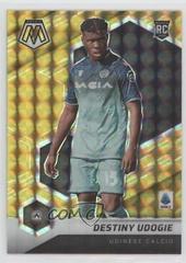 Destiny Udogie [Gold Mosaic] Soccer Cards 2021 Panini Mosaic Serie A Prices