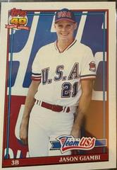 Jason Giambi Baseball Cards 1991 Topps Traded Prices