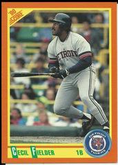 Cecil Fielder #9T Baseball Cards 1990 Score Traded Prices
