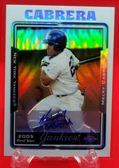 Melky Cabrera [Autograph Refractor] Baseball Cards 2005 Topps Chrome Prices