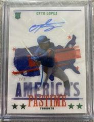 Otto Lopez [Green] #AP-OL Baseball Cards 2022 Panini Chronicles America's Pastime Autographs Prices