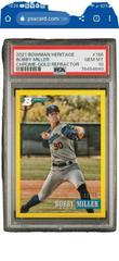 Bobby Miller [Chrome Prospect Gold] #186 Baseball Cards 2021 Bowman Heritage Prices