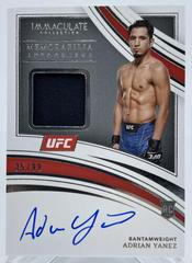 Adrian Yanez [Memorabilia Autograph] #109 Ufc Cards 2022 Panini Immaculate UFC Prices