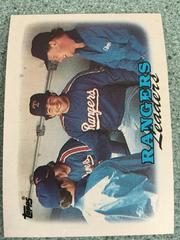 Rangers Leaders #201 Baseball Cards 1988 Topps Prices