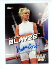 Alundra Blayze [Autograph] #4 Wrestling Cards 2016 Topps WWE Divas Revolution Prices