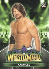 AJ Styles #R-11 Wrestling Cards 2018 Topps WWE Road To Wrestlemania 34 Roster Prices