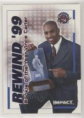 Vince Carter #14RN Basketball Cards 1999 SkyBox Impact Rewind '99 Prices