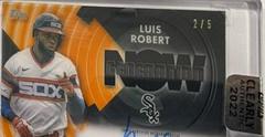 Luis Robert [Orange] #GNA-LR Baseball Cards 2022 Topps Clearly Authentic Generation Now Autographs Prices