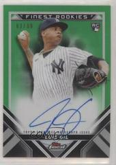 Luis Gil [Green] #FRDA-LG Baseball Cards 2022 Topps Finest Rookies Design Variation Autographs Prices