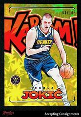 Nikola Jokic [Gold] #9 Basketball Cards 2023 Panini Crown Royale Kaboom Prices