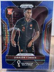 Jurrien Timber [Blue Mojo] #156 Soccer Cards 2022 Panini Prizm World Cup Prices