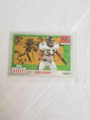 Ray Lewis [Foil Gold] Football Cards 2003 Topps All American Prices