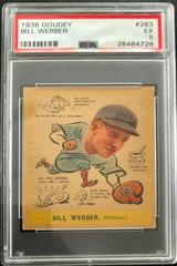 Bill Werber #283 Baseball Cards 1938 Goudey Prices